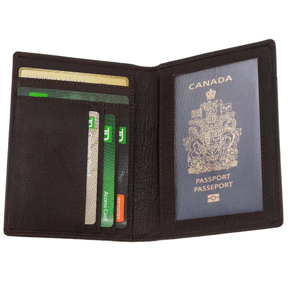Genuine Leather Passport Holder Case Holder Wallet